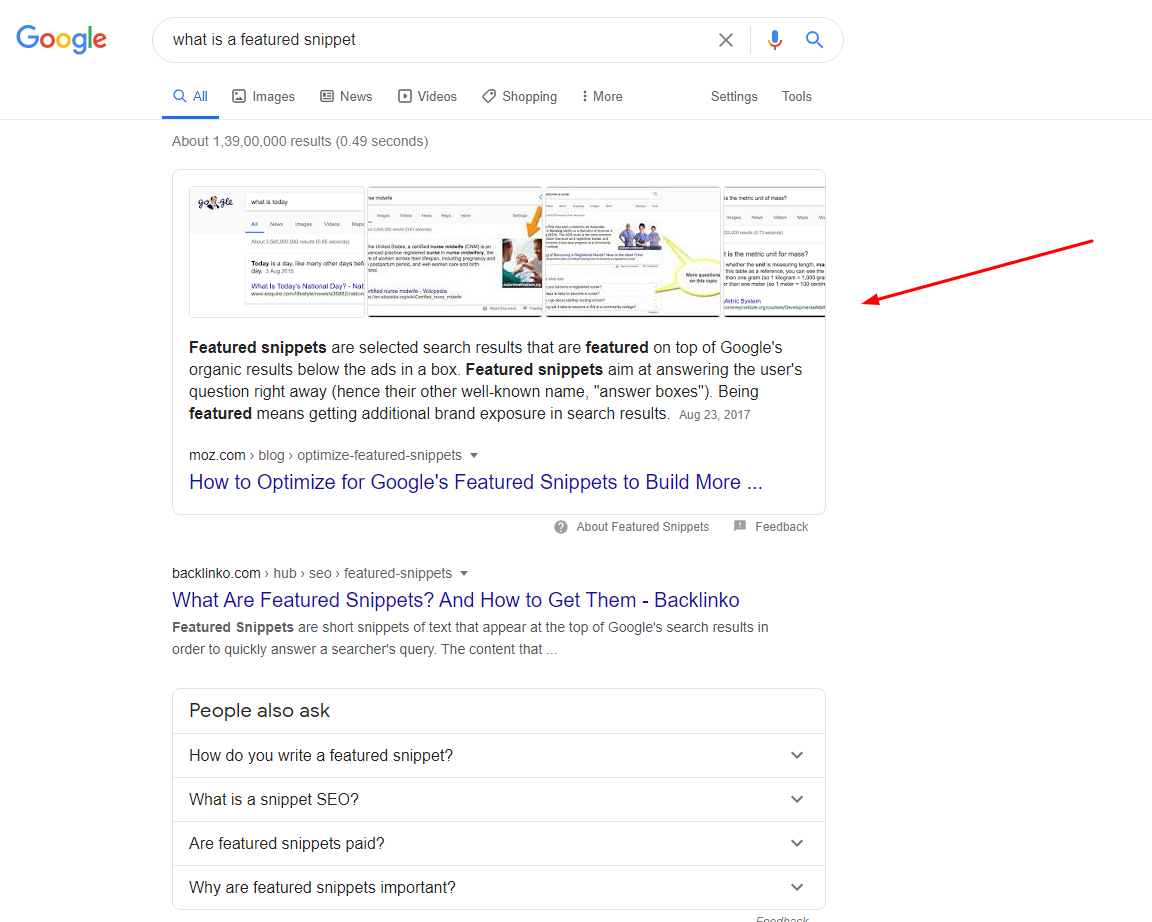 how to rank on a google snippet